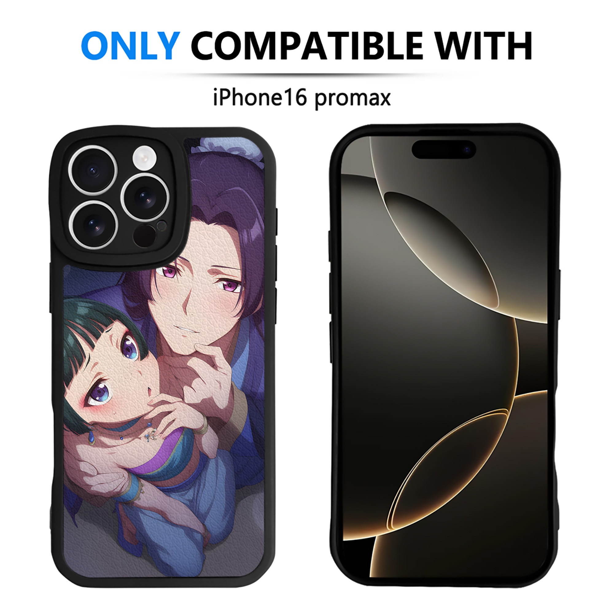 （画像用） 薬屋のひとりごと The Apothecary Diaries 【iPhone 16シリーズ対応】シリコンスマホケース（レザー調） 材質：シリコン
